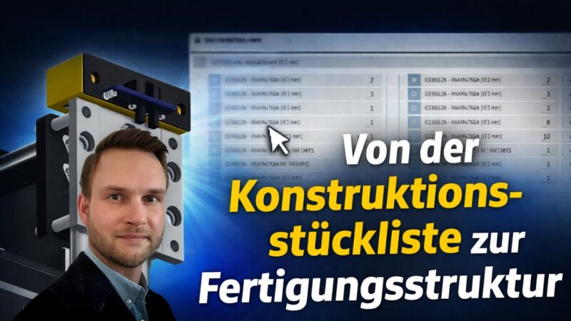 Vorschaubild: Von der Konstruktionsstückliste zur Fertigungsstruktur | E-BOM, M-BOM & Service-BOM in Fusion Manage