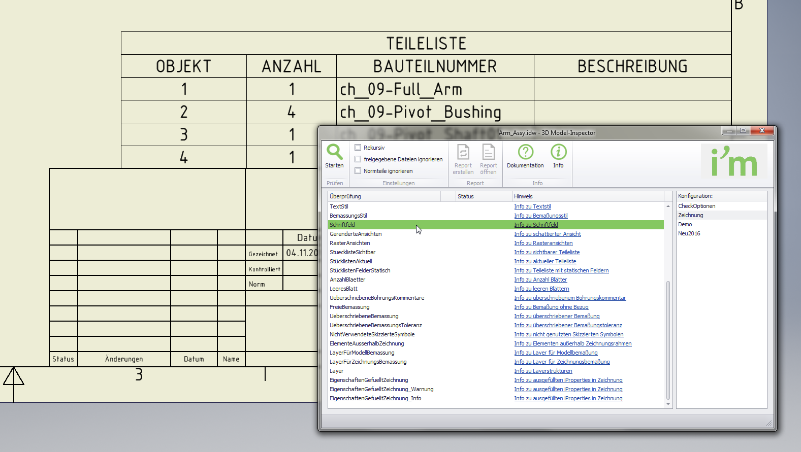 Ressourcen & Zeichnung